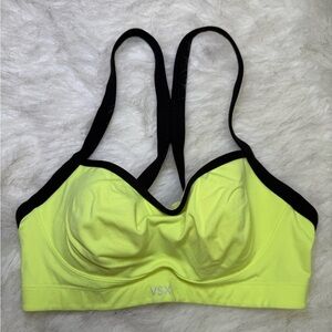 VSX Women's Yellow and Black Sports Bra